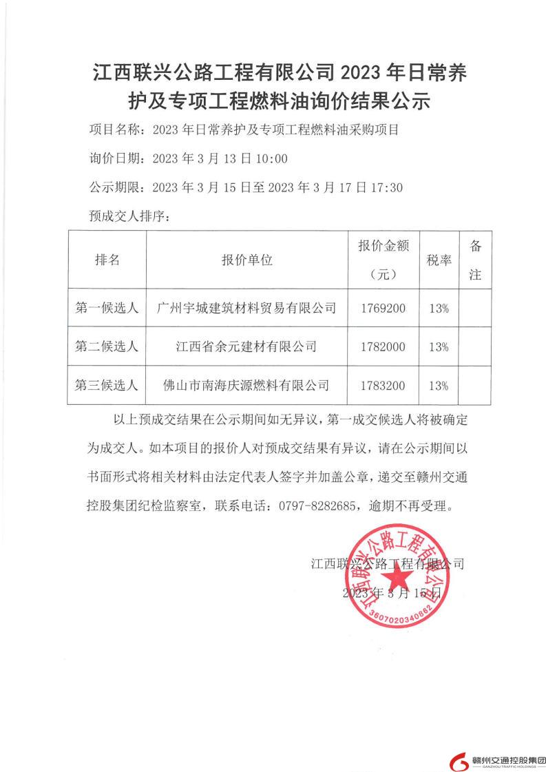 2023年度日常养护及专项工程燃料油采购项目询价结果公示.jpg