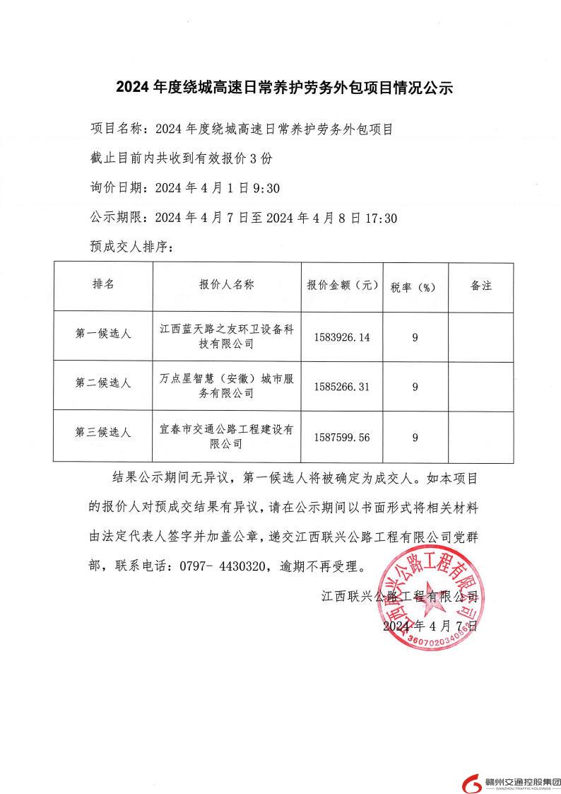 2024年度绕城高速日常养护外包项目情况公示.jpg