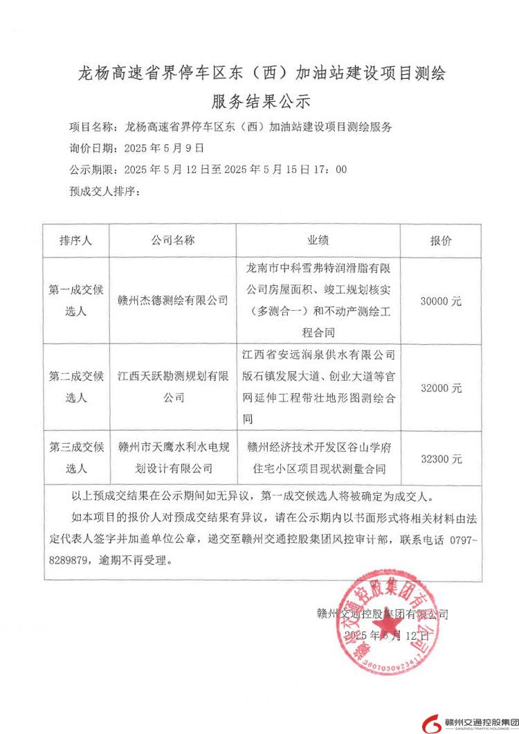 龙杨高速省界停车区东（西）加油站建设项目测绘服务询价结果公示(1) 拷贝.jpg